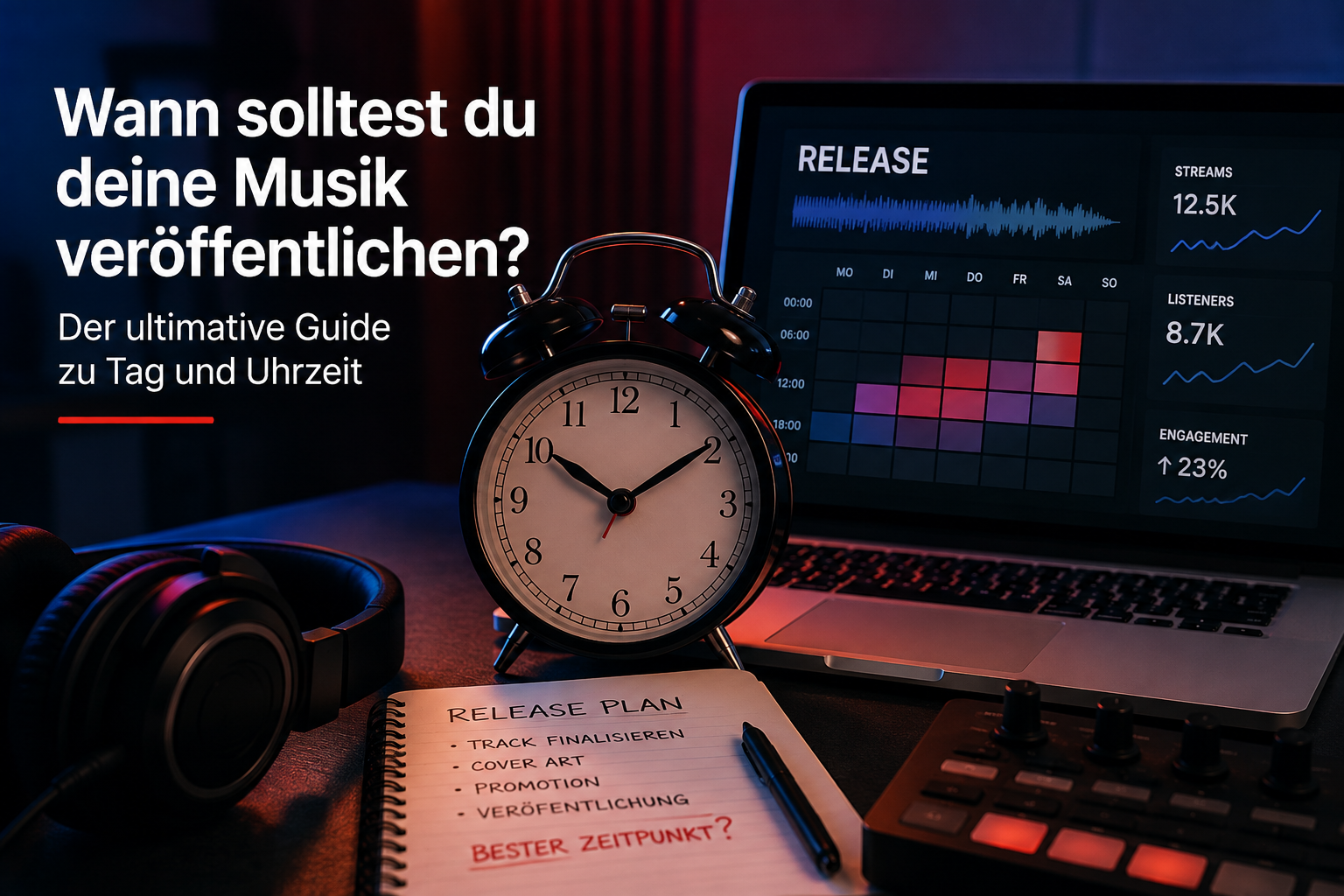 Wann solltest du deine Musik veröffentlichen? Der ultimative Guide zu Tag und Uhrzeit