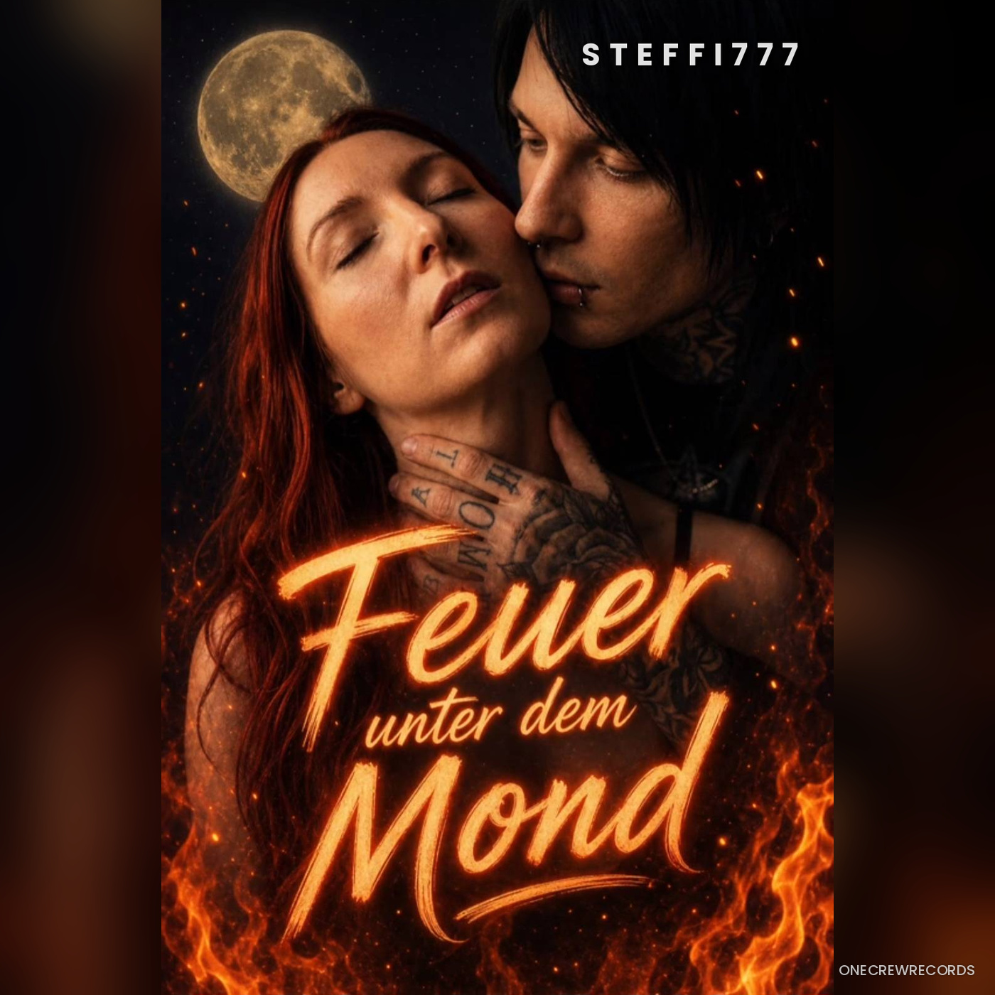 Feuer unter dem Mond